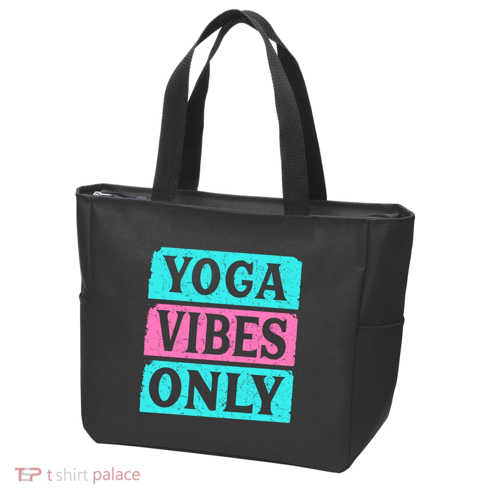 Yoga Vibes Only Tote Bag