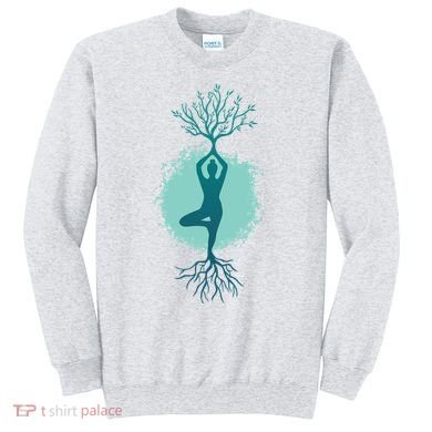 Yoga Woman Tree Sweatshirt