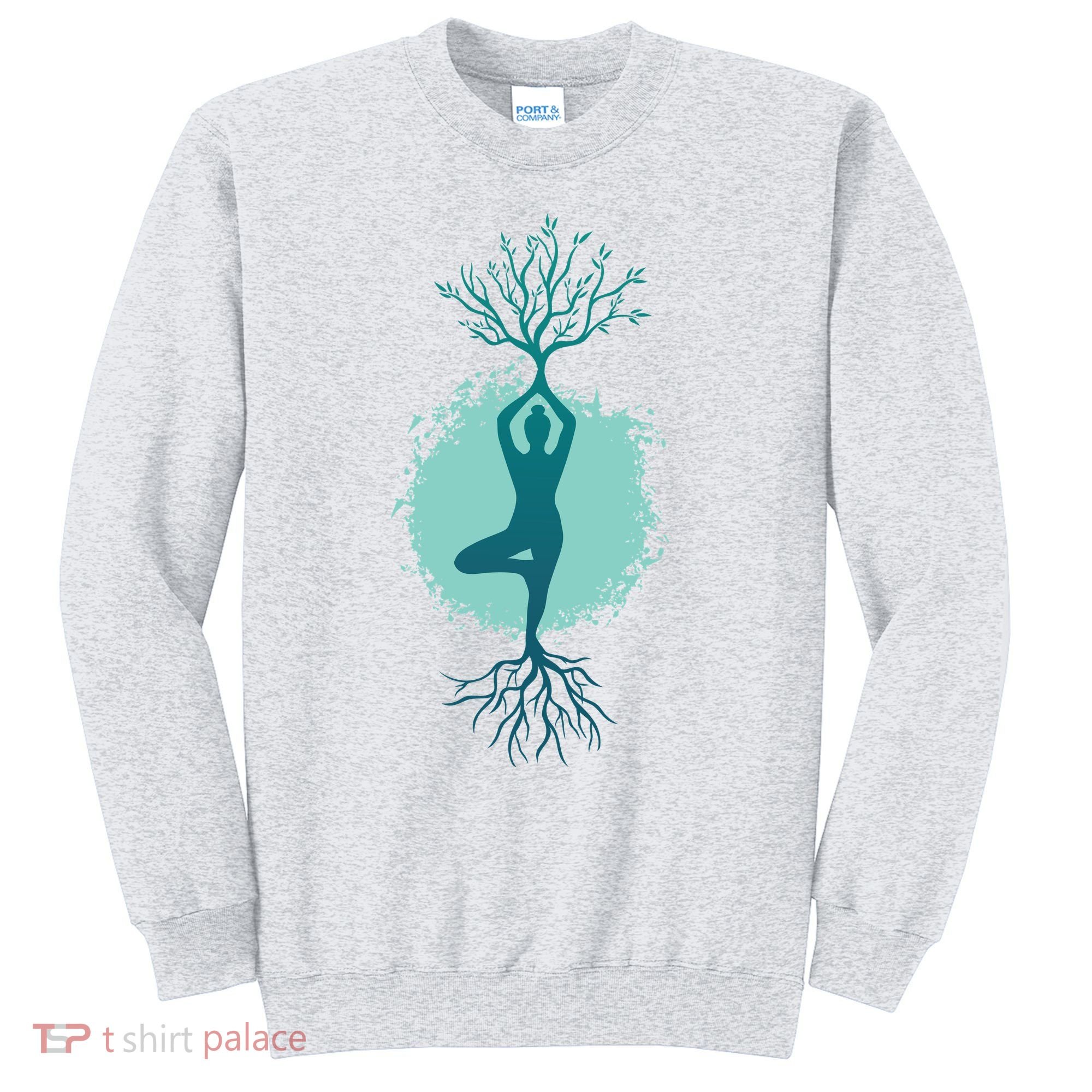 Yoga Woman Tree Sweatshirt