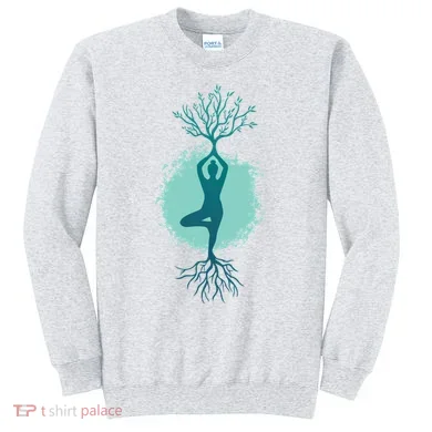 Yoga Woman Tree Sweatshirt