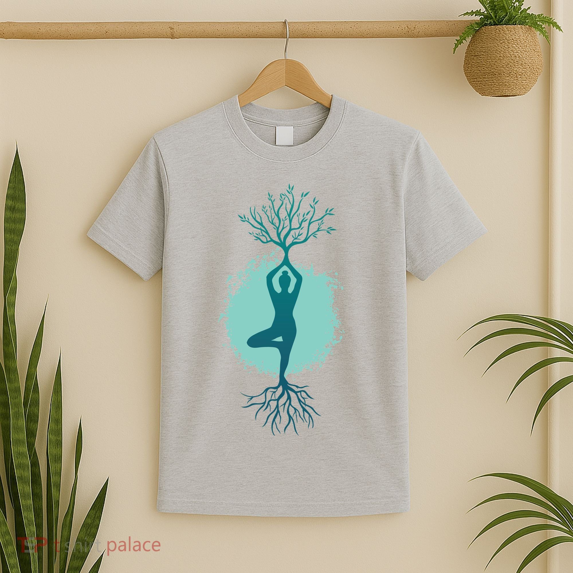 Yoga Woman Tree T-Shirt
