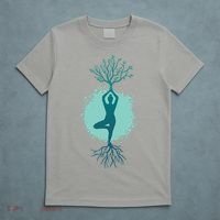 Yoga Woman Tree T-Shirt thumb 5