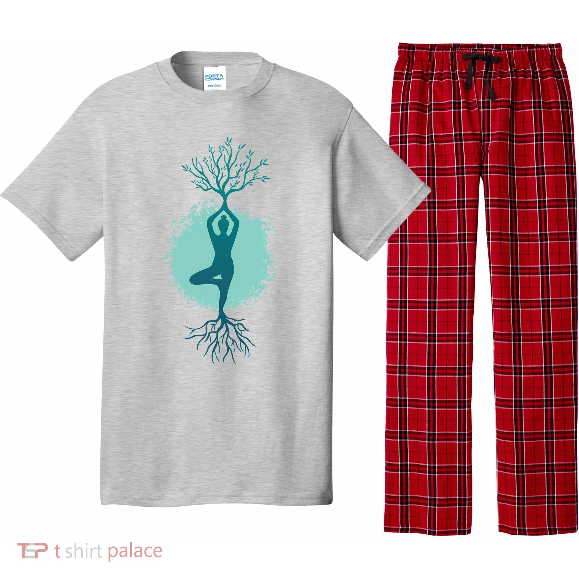 Yoga Woman Tree Pajama Set