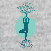 Yoga Woman Tree Kids Hoodie thumb 2