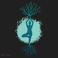 Yoga Woman Tree Women's Sweatshirt thumb 2