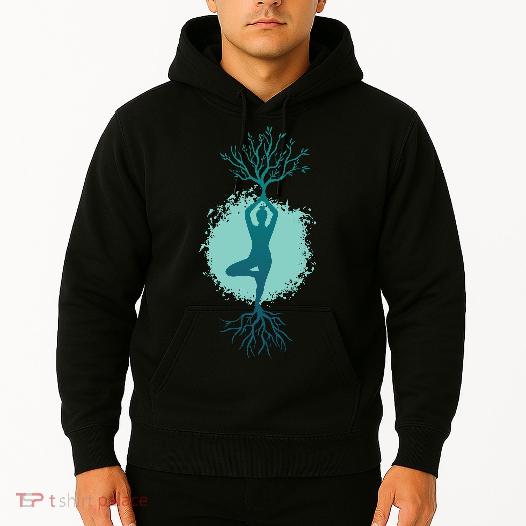 Yoga Woman Tree Hoodie