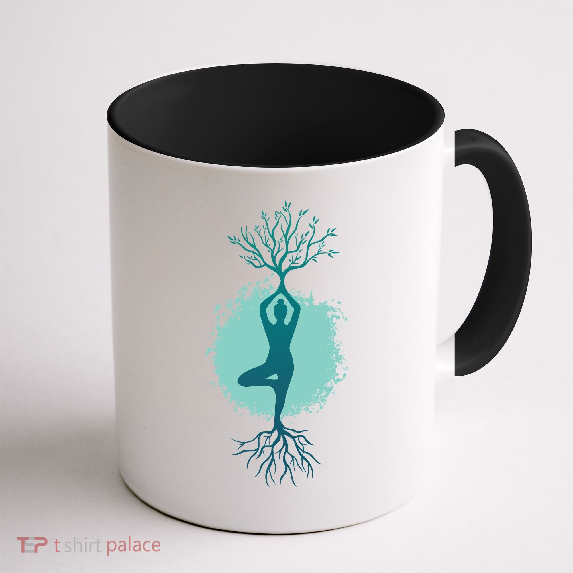 Yoga Woman Tree Coffee Mug