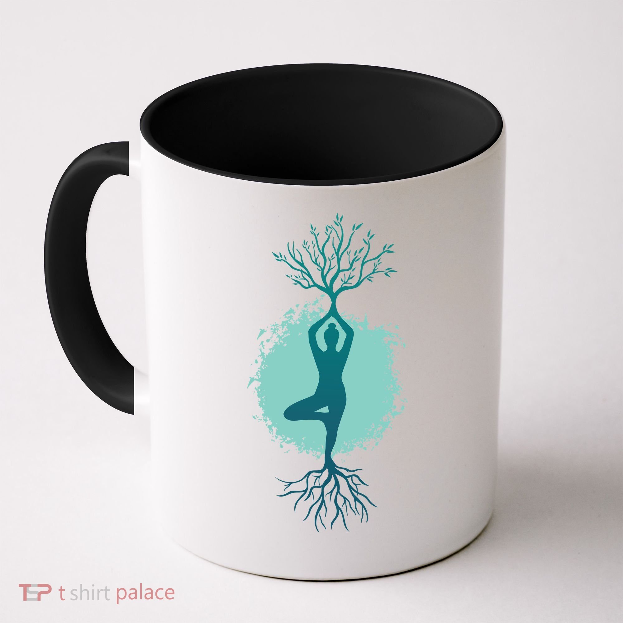 Yoga Woman Tree Coffee Mug
