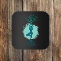 Yoga Woman Tree Coaster thumb 0