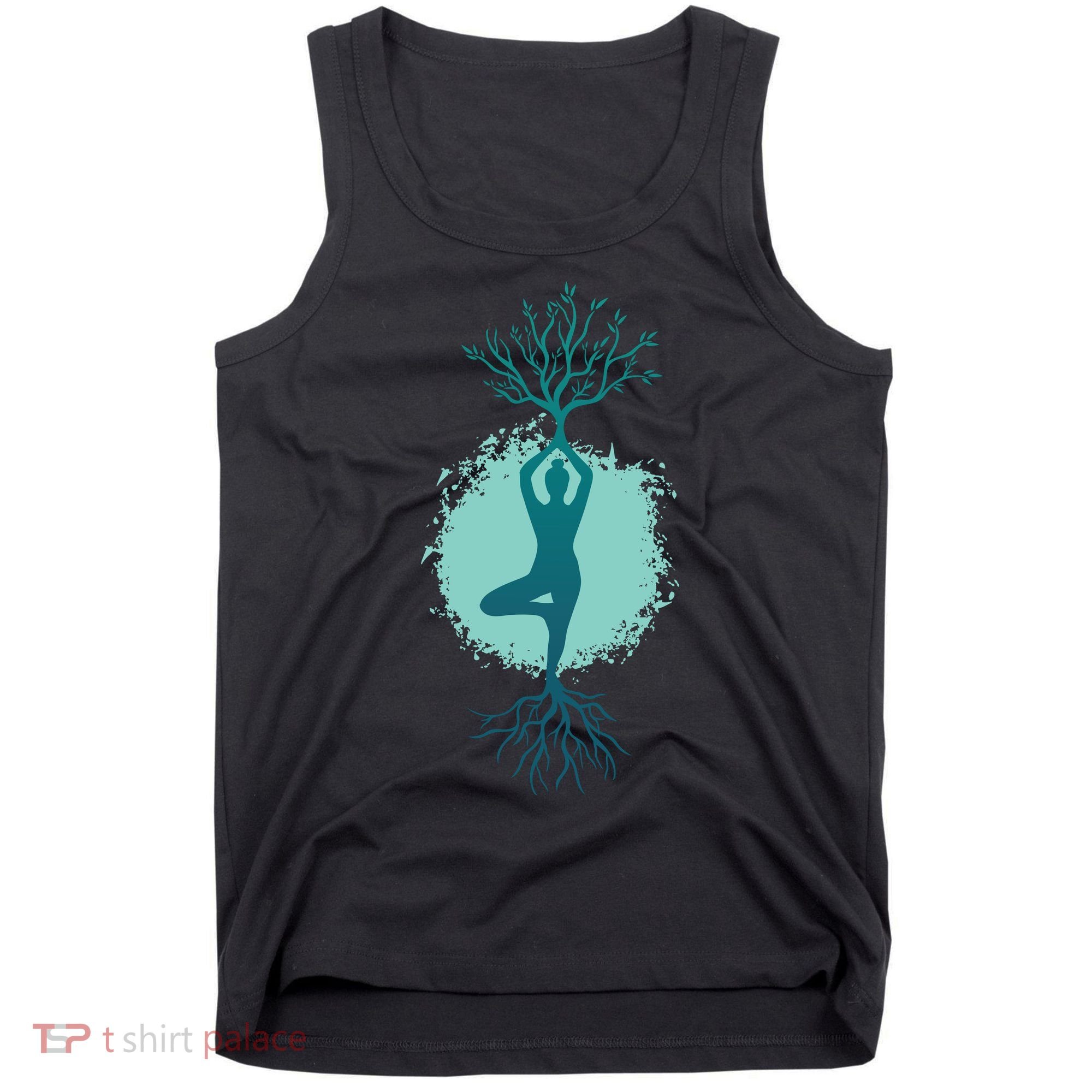 Yoga Woman Tree Tank Top