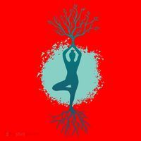 Yoga Woman Tree Santa Hat thumb 1