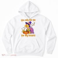 You Only Like Me For My Breasts Funny Thanksgiving Turkey Hoodie thumb 0