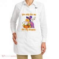 You Only Like Me For My Breasts Funny Thanksgiving Turkey Apron thumb 2