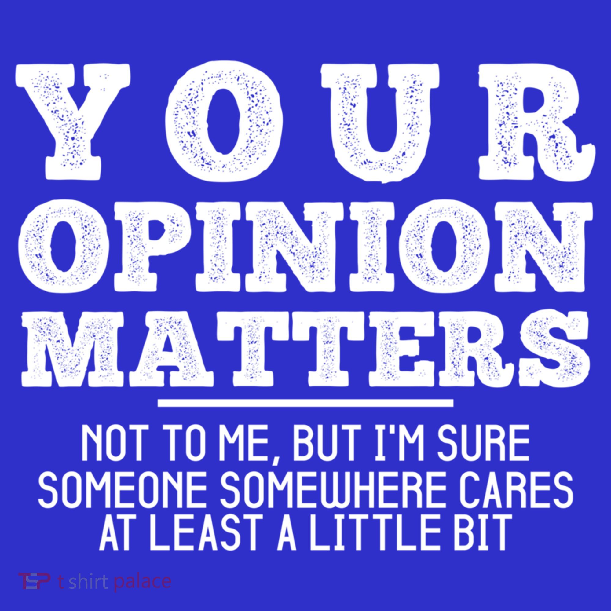 Your Opinion Matters Not To Me Funny Sarcastic Humor Retro Funny Gift Coaster