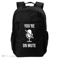 You're On Mute Online Joke Backpack thumb 0