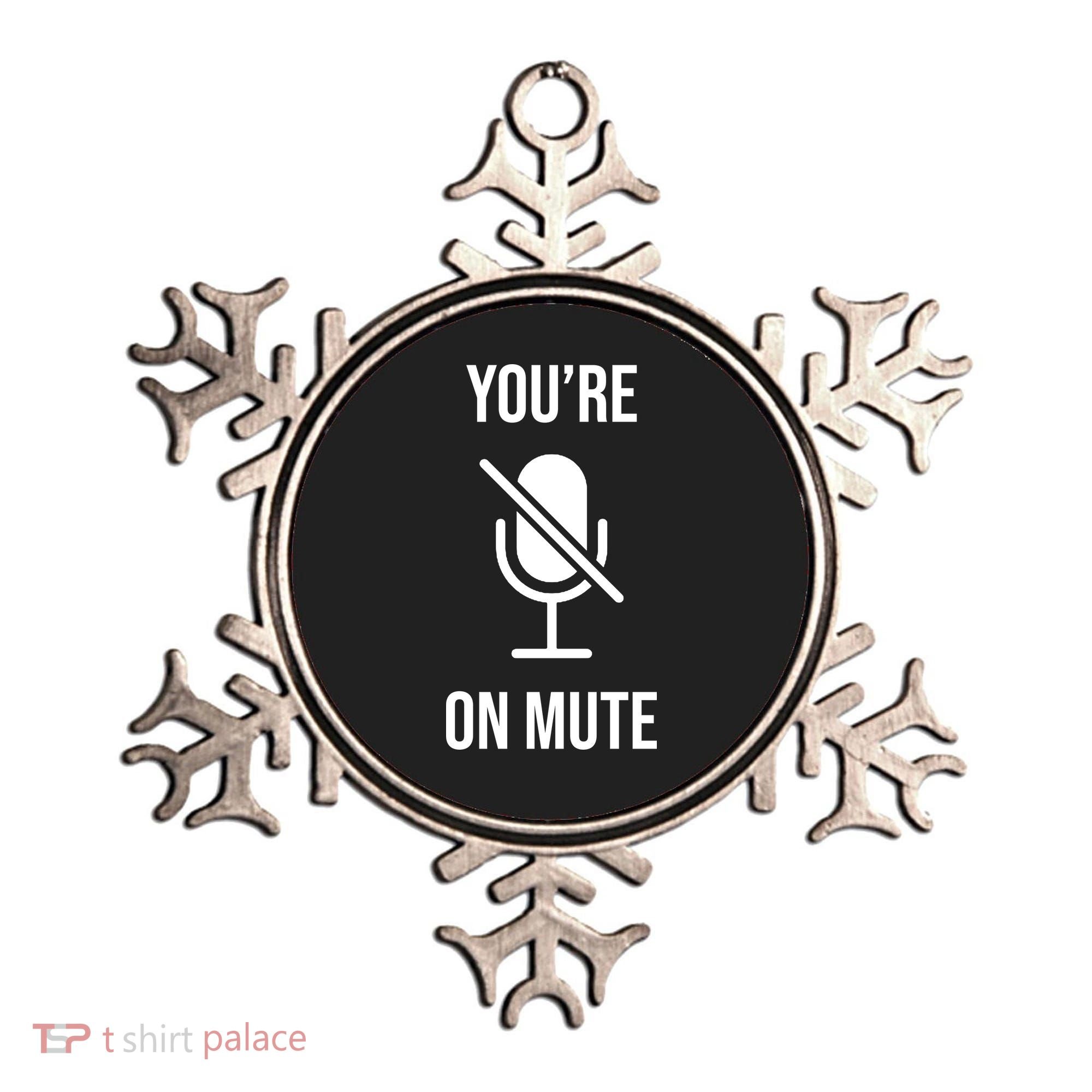 You're On Mute Online Joke Ornament