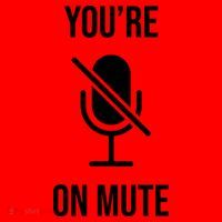 You're On Mute Online Joke Santa Hat thumb 1