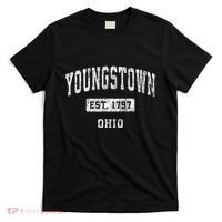 Youngstown Ohio Oh Vintage Established Sports T-Shirt thumb 0