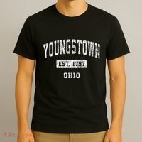 Youngstown Ohio Oh Vintage Established Sports T-Shirt thumb 3