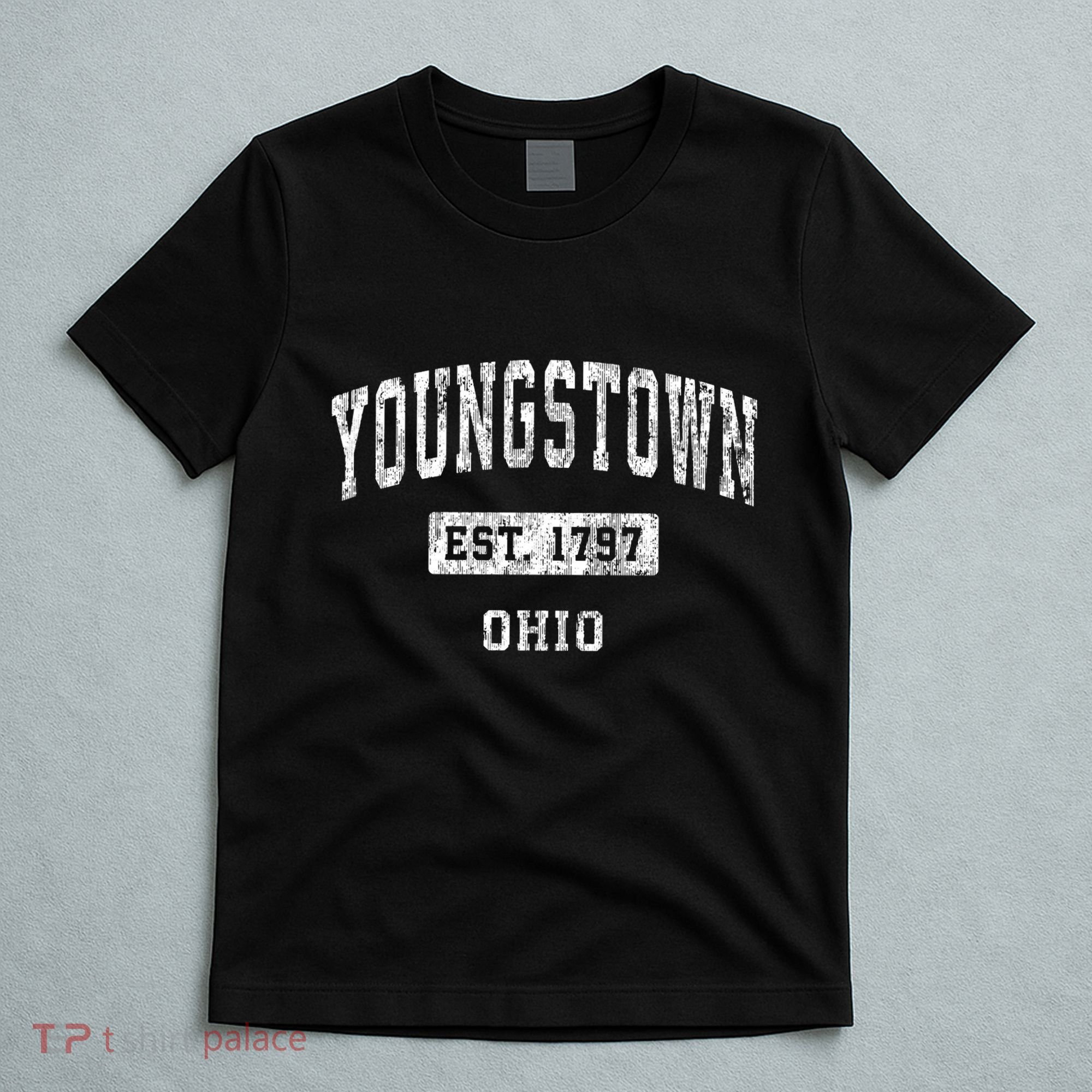 Youngstown Ohio Oh Vintage Established Sports T-Shirt