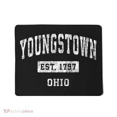 Youngstown Ohio Oh Vintage Established Sports Mousepad