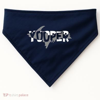 Yooper MI Upper Peninsula Michigan USA-Made Doggie Bandana