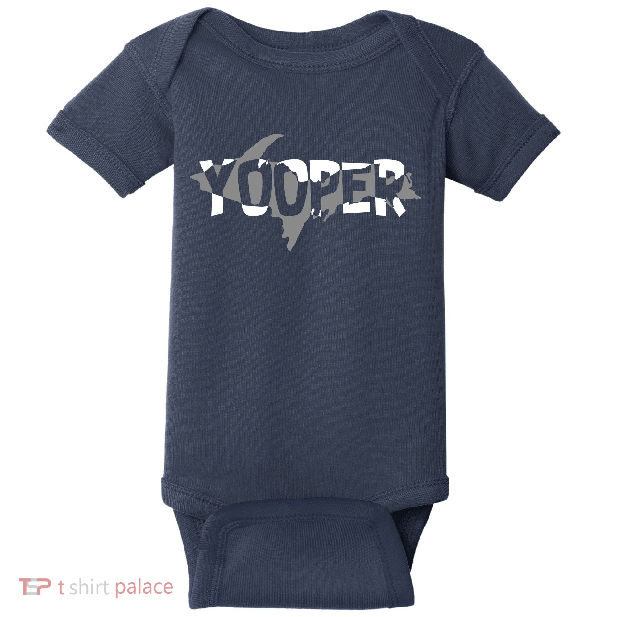 Yooper MI Upper Peninsula Michigan Baby Bodysuit