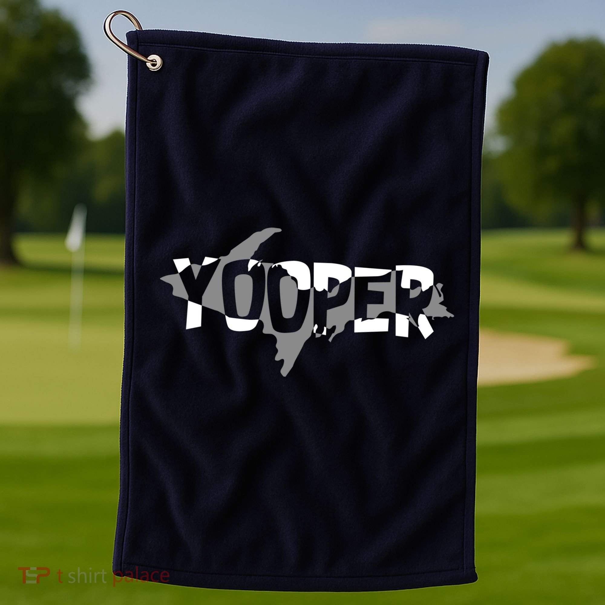 Yooper MI Upper Peninsula Michigan Golf Towel