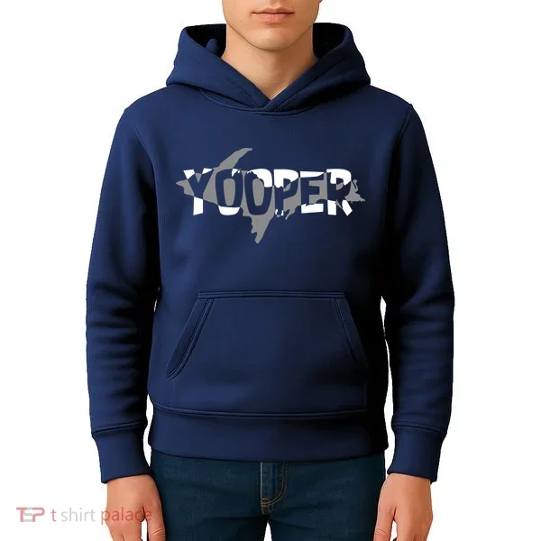 Yooper MI Upper Peninsula Michigan Kids Hoodie