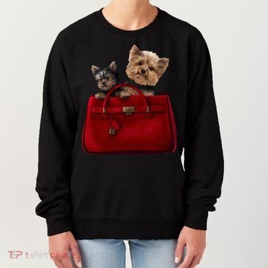 Yorki Dogs in Bag Women's Sweatshirt