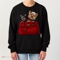 Yorki Dogs in Bag Women's Sweatshirt thumb 0
