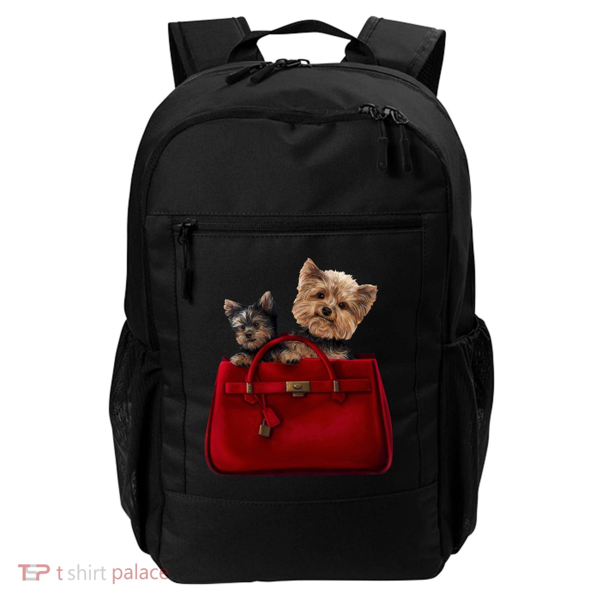 Yorki Dogs in Bag Backpack
