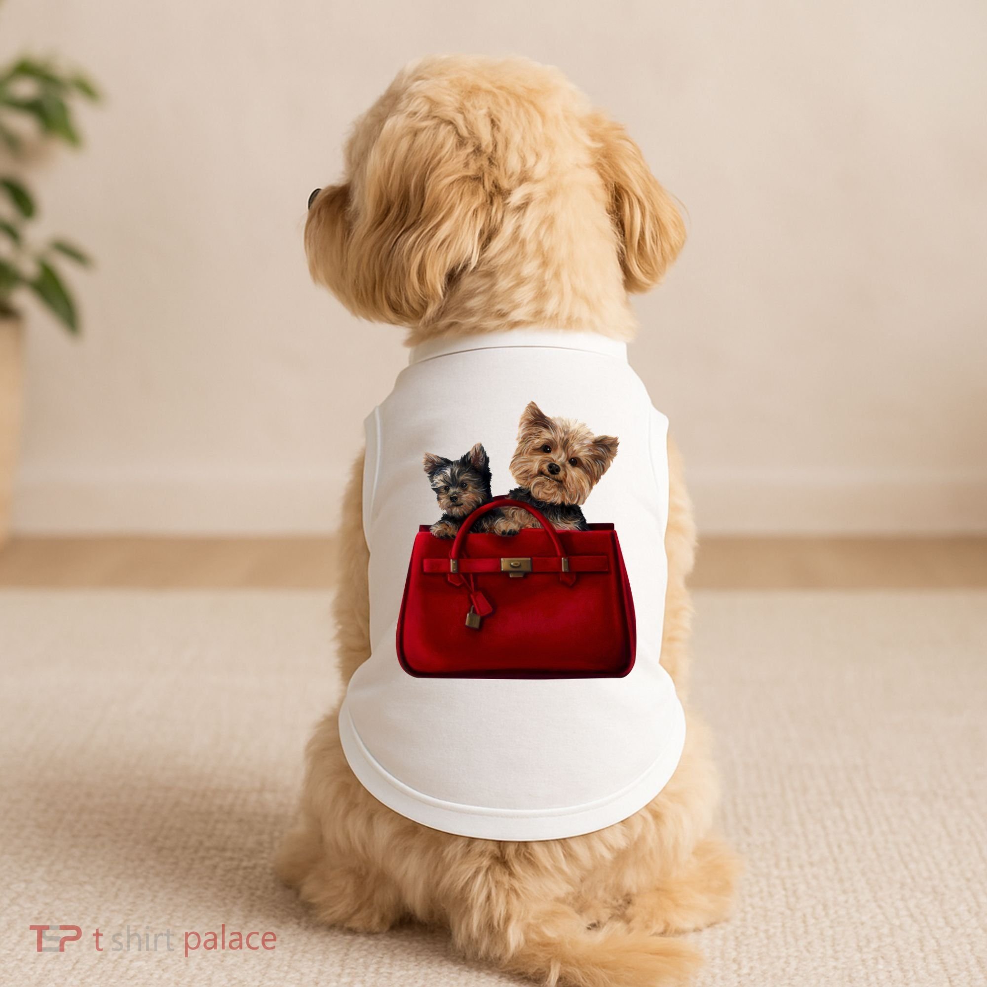 Yorki Dogs in Bag Doggie Tank