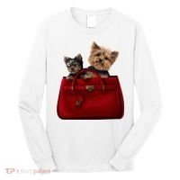 Yorki Dogs in Bag Long Sleeve Shirt thumb 0