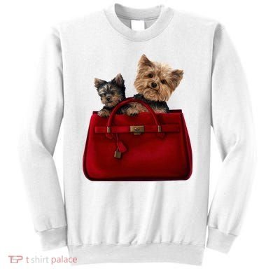 Yorki Dogs in Bag Sweatshirt