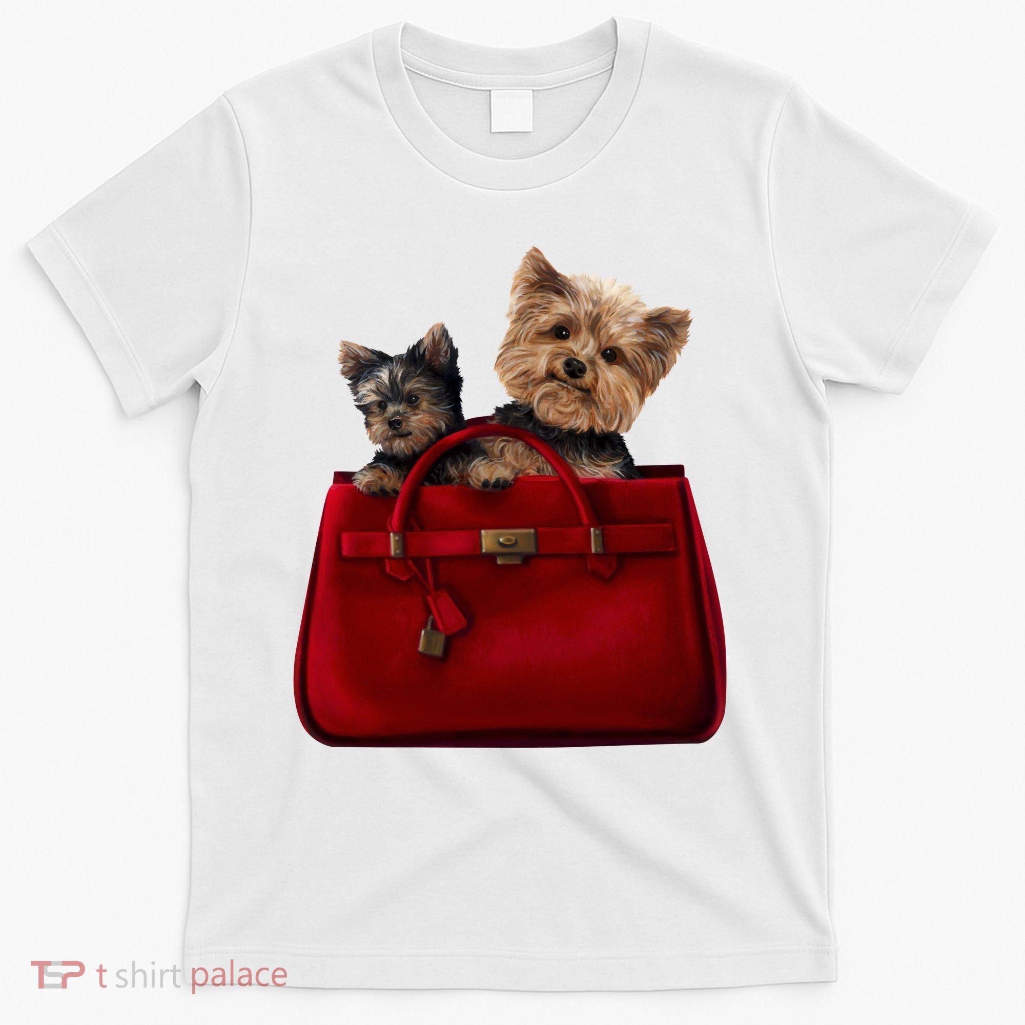 Yorki Dogs in Bag T-Shirt