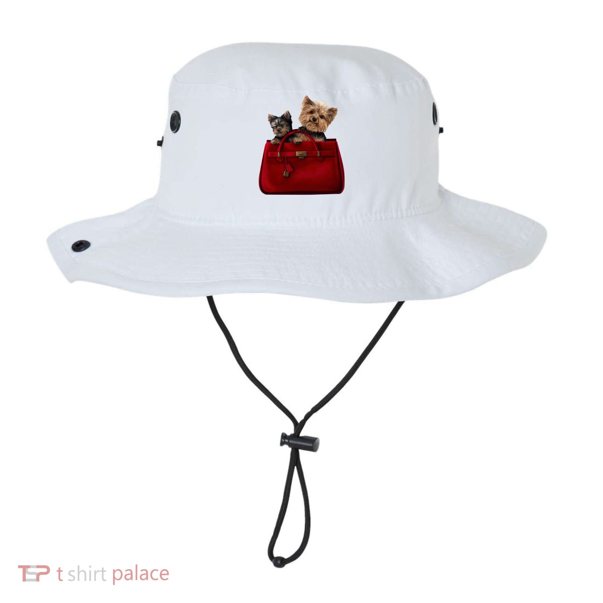 Yorki Dogs in Bag Bucket Hat