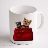 Yorki Dogs in Bag Coffee Mug thumb 1