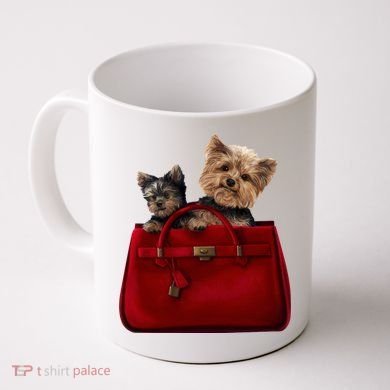Yorki Dogs in Bag Coffee Mug