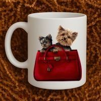 Yorki Dogs in Bag Coffee Mug thumb 2