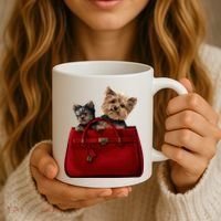 Yorki Dogs in Bag Coffee Mug thumb 3