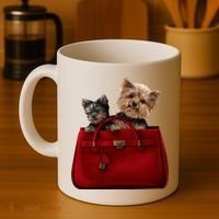 Yorki Dogs in Bag Coffee Mug thumb 4