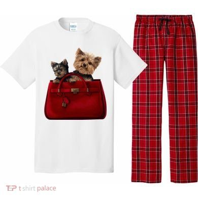 Yorki Dogs in Bag Pajama Set
