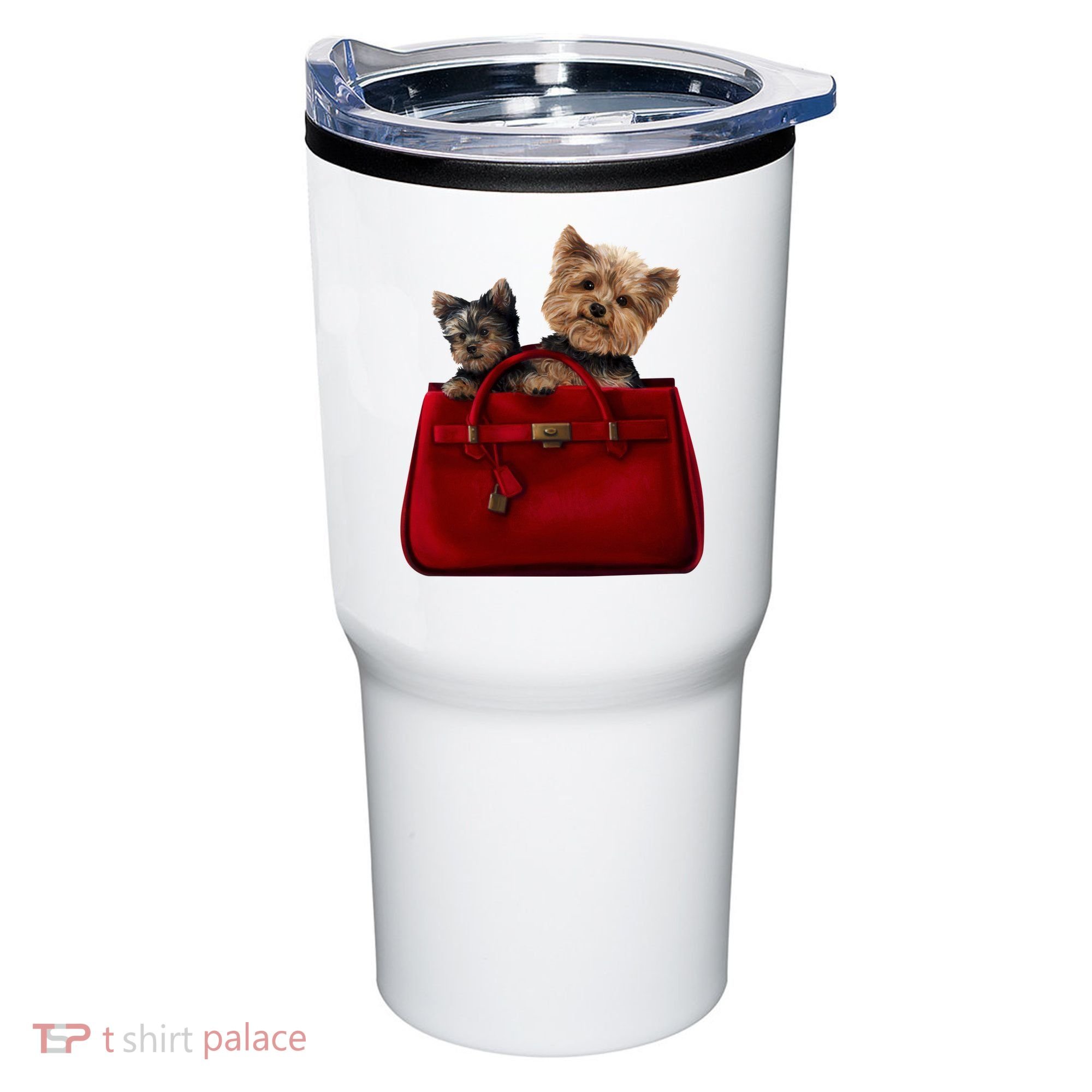 Yorki Dogs in Bag Tumbler