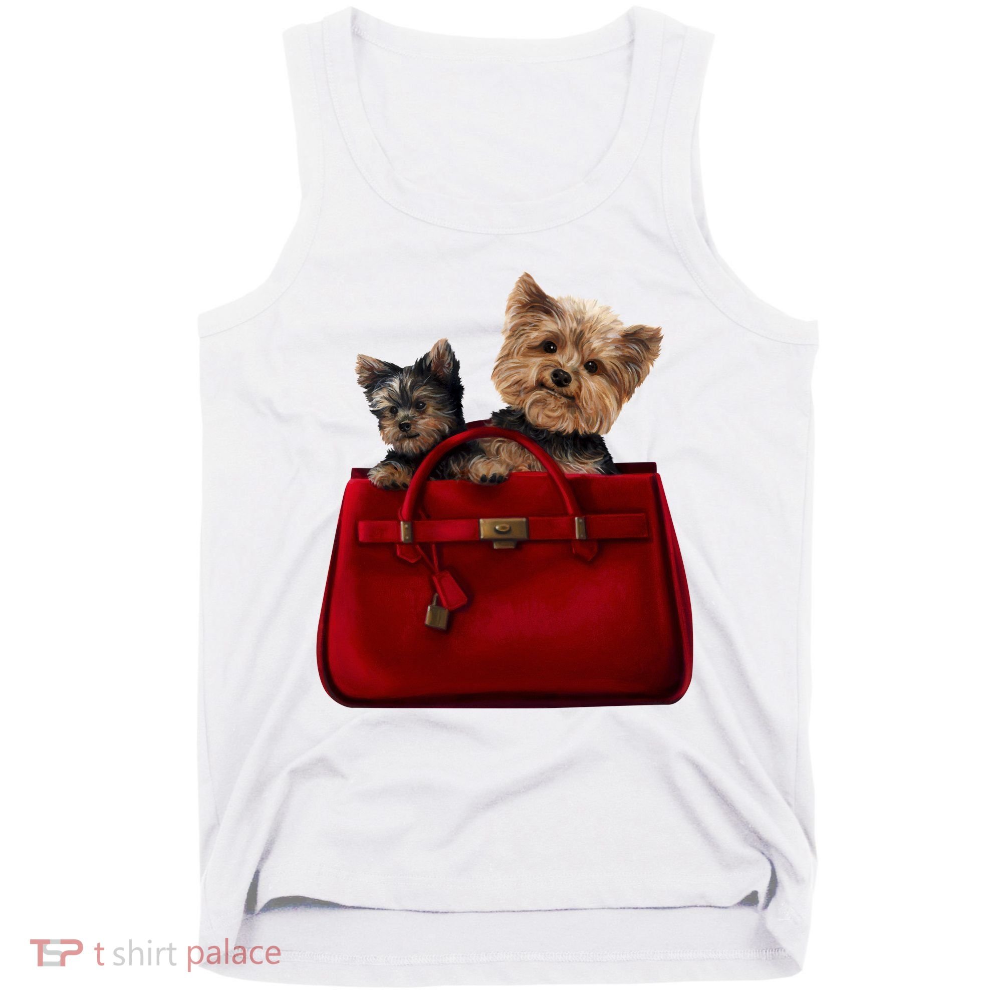 Yorki Dogs in Bag Tank Top