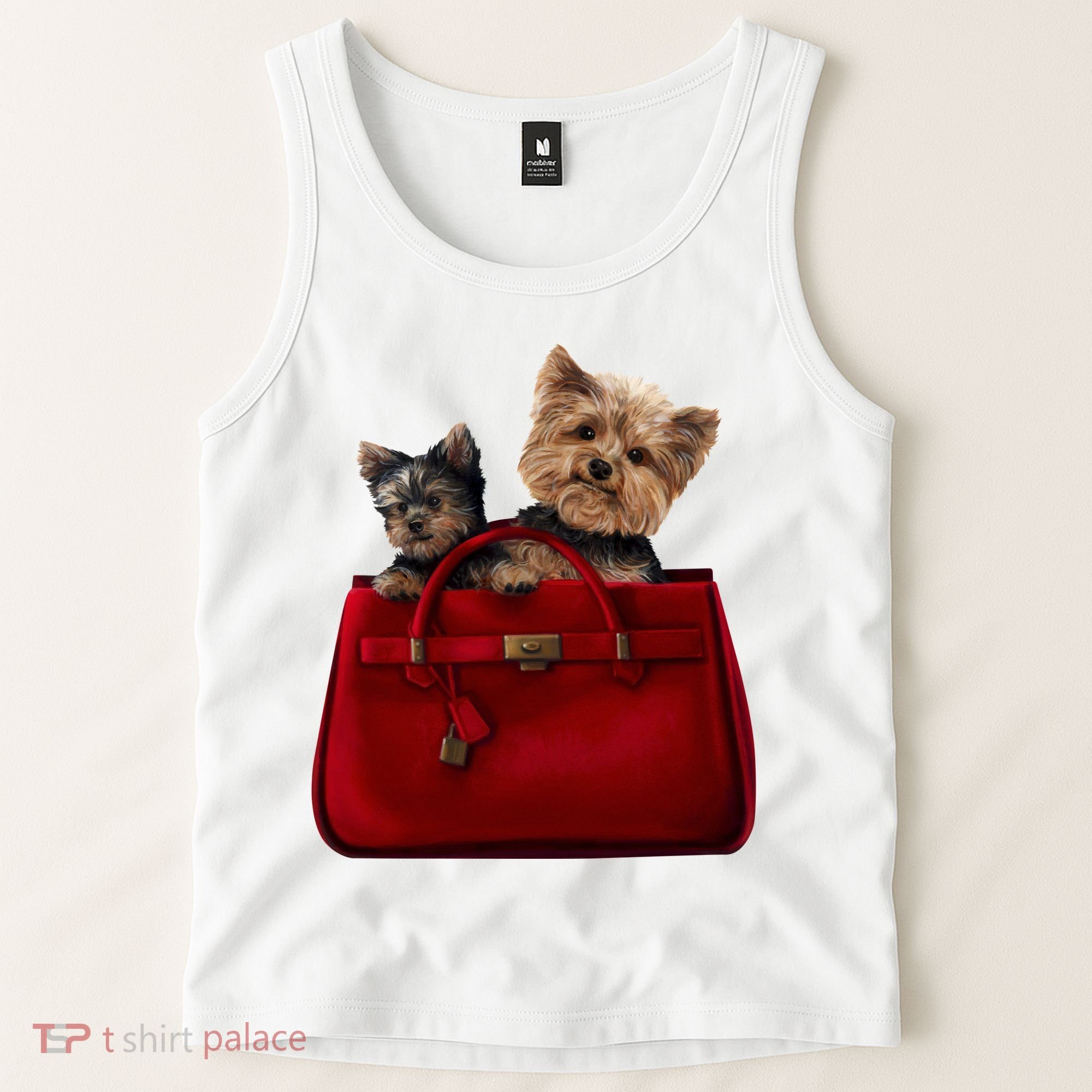Yorki Dogs in Bag Tank Top
