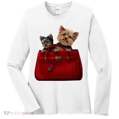 Yorki Dogs in Bag Women's Long Sleeve Shirt