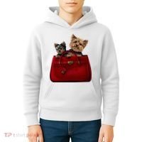Yorki Dogs in Bag Kids Hoodie thumb 4