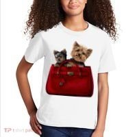Yorki Dogs in Bag Kids T-Shirt thumb 2