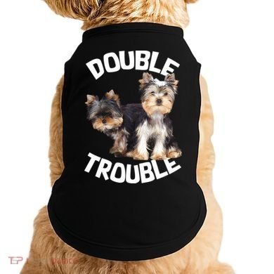 Yorkie Double Trouble Doggie Tank